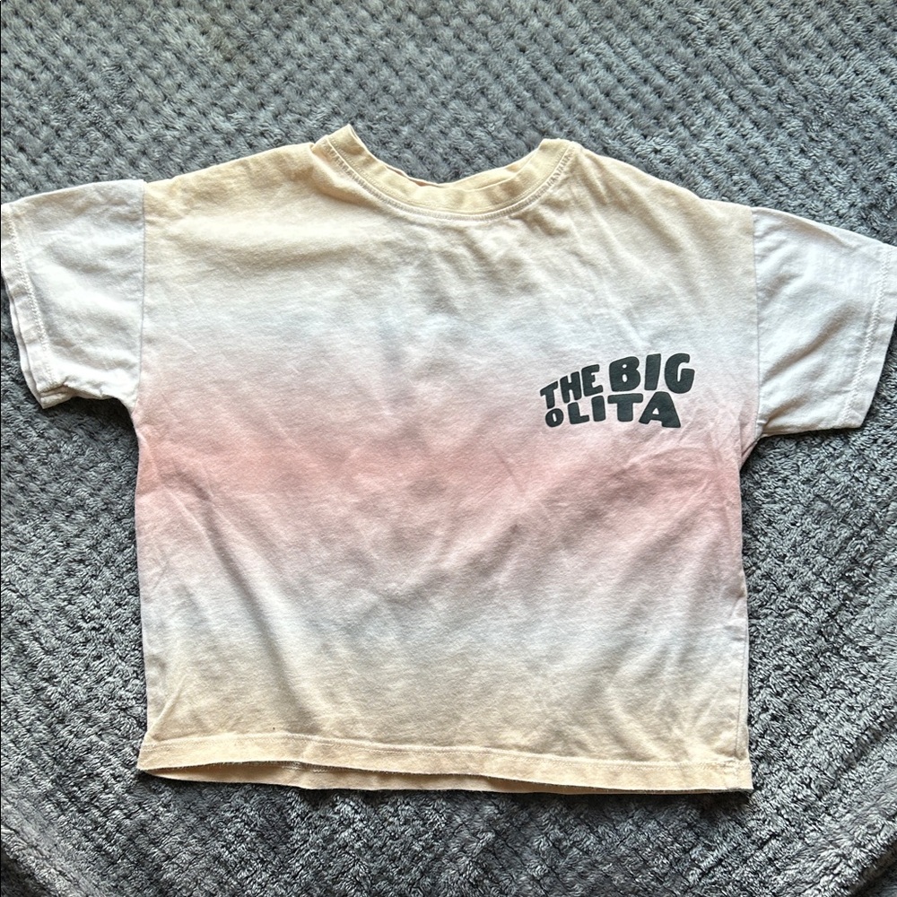Zara Kids Tee - Pink and White Gradient